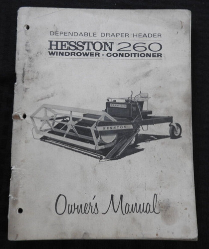 1960 véritable hesston 260 - hesston,