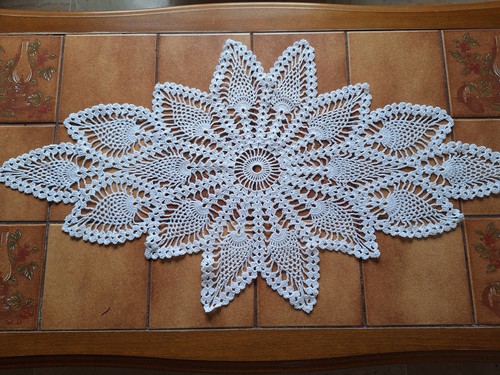 Napperon crochet realiser - ,