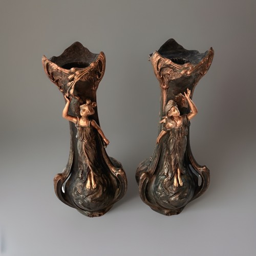 Véritable paire vase art - véritable,