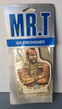 Vintage Mr T Cardboard Hanging Air Freshener A-Team TR-3 Products Sealed