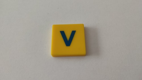 Lettre pièce détachée jeu - v,