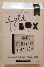 Light box (boîte à lumière)