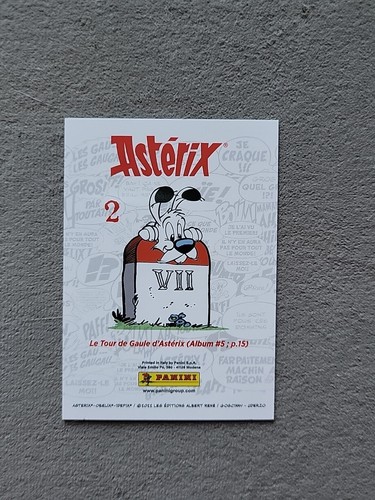 Carte panini asterix album - asterix, l'album