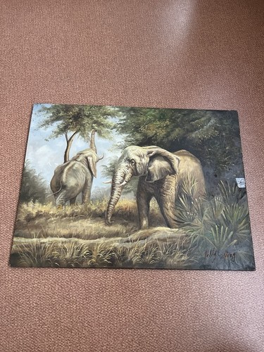 Tableau peinture huile sur - peinture,