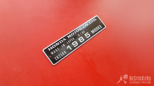 Honda cr250 250r 1985 85 - 250r,