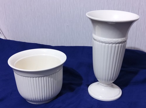 Vase cache pot crème - et,