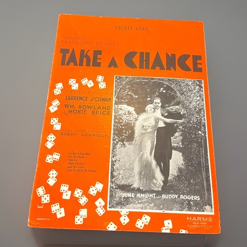 Night owl vtg sheet music - vtg,