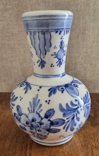 Vase delft bleu - vase, peint