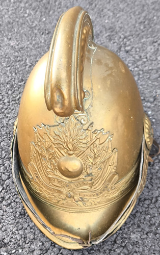 Casque sapeurs pompiers 1855 - casque,