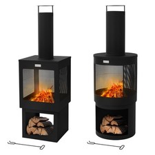 Cheminée de jardin poêle de