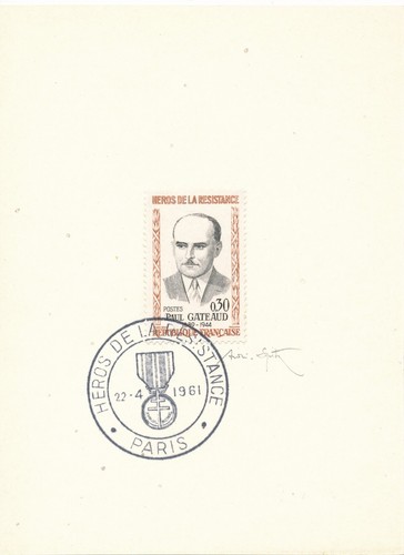 France 1961 résistant 1290 - résistant, n°1290