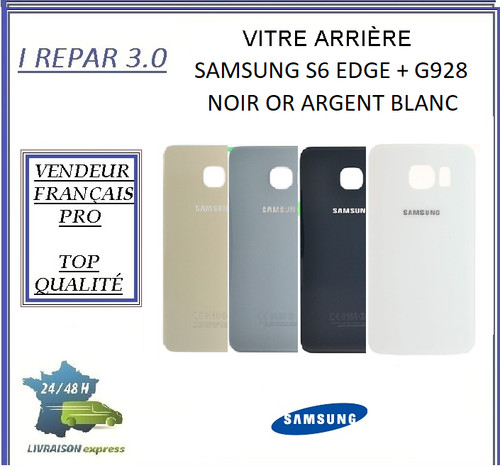 Vitre arrière samsung edge - arrière,