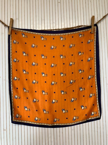Foulard carré soie - de,