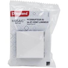 Legrand 099403 Interrupteur ou va-et-vient lumineux avec voyant MosaicNeufScellé