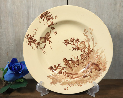 Assiette creuse ancien - assiette, en