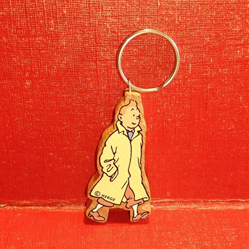 Porte clé tintin hergé - porte,