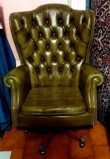 Fauteuils de bureau anglais en