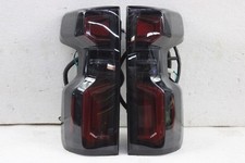 FITS 19-23 Chevy Silverado 1500 [Incandescent] BLK Smoked LED Tube Tail Lights