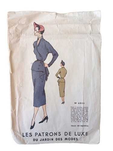 Patron couture vintage - patron,