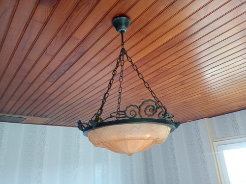 Lustre suspension ancien - lustre,