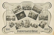 Belgium, Independance Belge 1830-1905 Early Real Photo Postcard