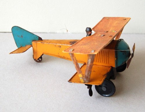 Rare avion biplan - avion, j.m.l
