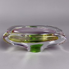 Cendrier En Verre Soufflé