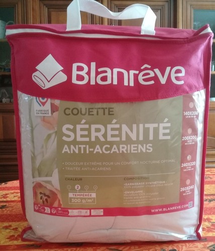 Couette anti acariens blanreve - couette,