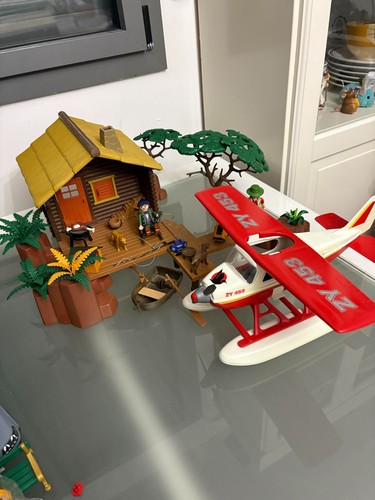 Playmobil cabane sur - ,