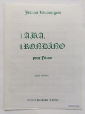 Partition  " ABA et RONDINO "