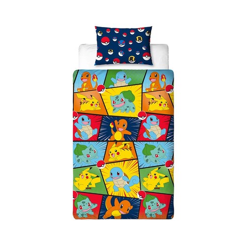 Pokemon housse couette simple - housse,