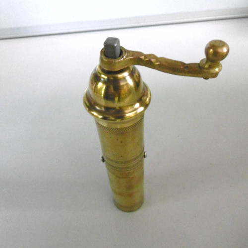 Small bronze pepper mill - small, na