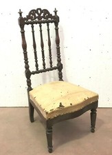 prie dieu en bois de