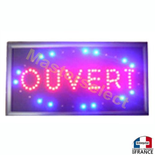 Panneau enseigne lumineuse - enseigne,