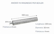 Anode En Magnésium 150 X 16