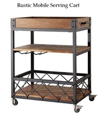 Bar Serving Cart TRIBECCA Home