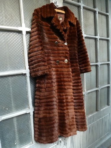 Manteau fourrure véritable - manteau,