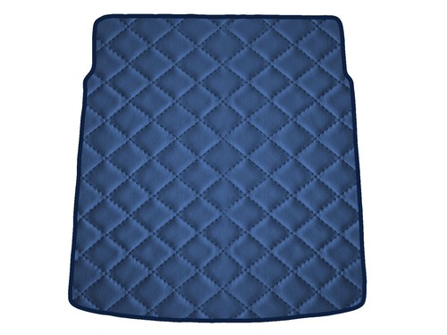 Matelassé cuir éco bleu - matelassé,