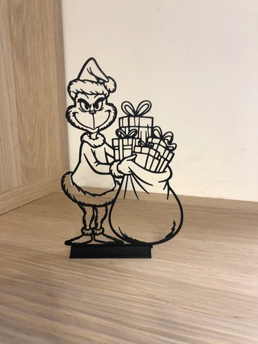Décoration grinch 3d - en,