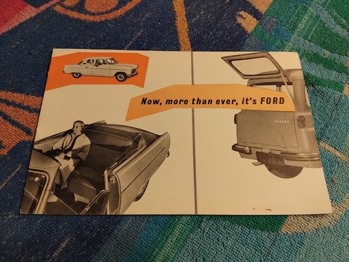 Ford 1956 brochure vgc - 1956, zephyr
