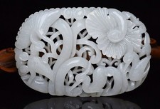 3.6'' Natural Hetian blanc