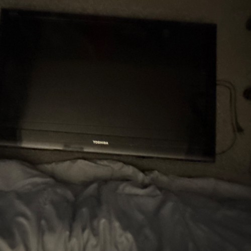 Toshiba black television - toshiba,
