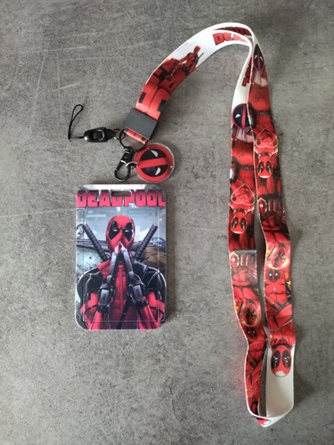 Porte carte badge deadpool - porte, carte-badge