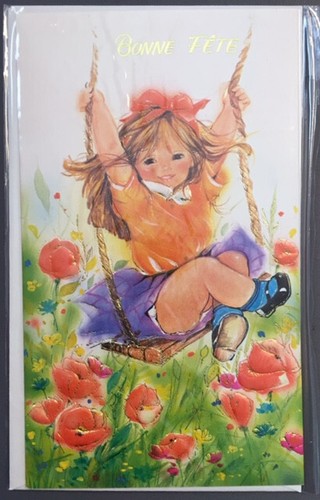 Carte bonne fête fille - fête, (fille