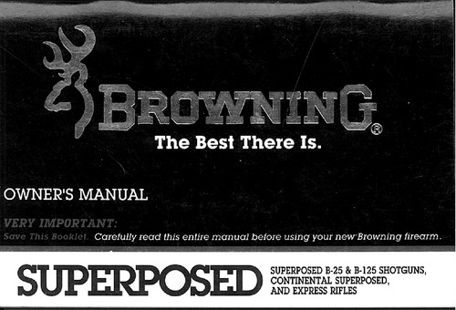 Browning superposed b 125 - browning, b-125