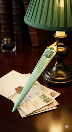 Rare coupe papier bronze - rare, doré