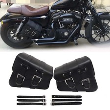 Motorcycle Solo Saddlebag Side Swing Arm Bag Fit For Harley Sportster XL883 1200