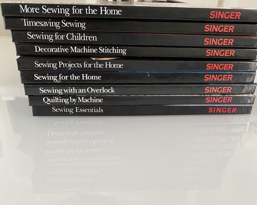 Singer library sewing books - of,