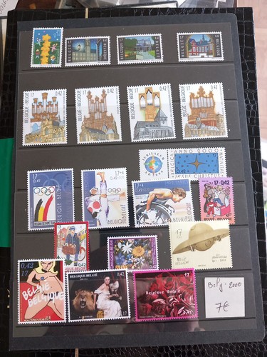 Timbres belgique neuf année - timbres,