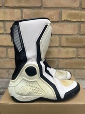 Dainese Giro ST Boots White 8uk Leather Motorcycle Road Track Torque Out RS R 4